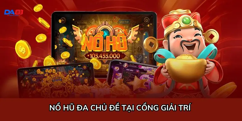 Nổ hũ đa chủ đề tại cổng giải trí 